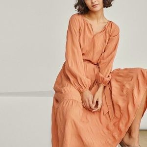 Elizabeth & James Tiered Maxi Dress XS